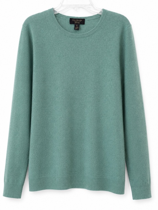 Charter Club Sweaters - Charter Club Cashmere Sweater aqua crew neck size M